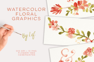 Download Floral Watercolor Wedding Clipart. Botanical and Flower Graphics Including Banners - Premium Resources