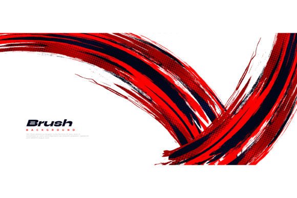 Download Abstract Red and Black Brush Background - Red and black Collection