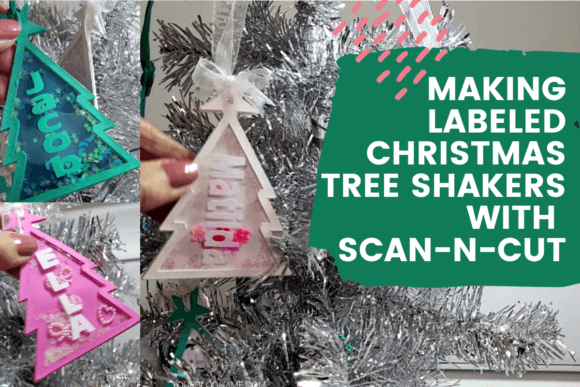 Download Making Labeled Christmas Tree Shakers with Scan N Cut - Christmas tree Collection
