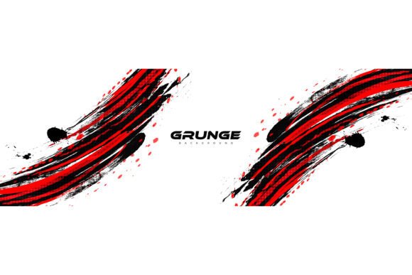 Download Abstract Red and Black Brush Background - Red and black Collection